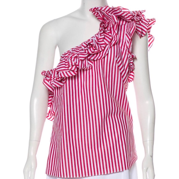 Petersyn Asymmetrical Ruffle Top - Picture 2 of 4